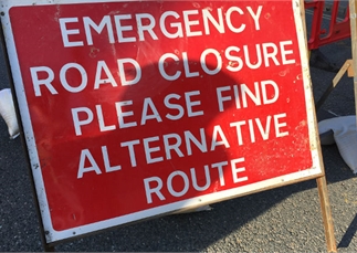 Emergency Road Closure - London Road, Sandy 