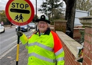 Central Beds Council: Mrs Lollipop hangs up her stick after 53 years of service